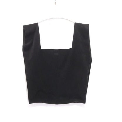 stein 20AW Black Faux Suede Fake Leather Tote Bag Size FREE