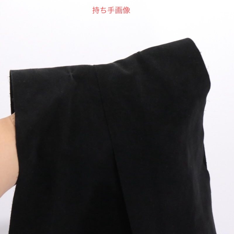 stein 20AW Black Faux Suede Fake Leather Tote Bag Size FREE