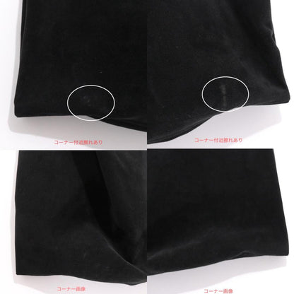 stein 20AW Black Faux Suede Fake Leather Tote Bag Size FREE