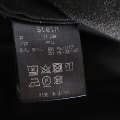 stein 20AW Black Faux Suede Fake Leather Tote Bag Size FREE