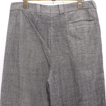 EURO VINTAGE 70s 80s Gray Blue Stripe 3-Pleat Slacks