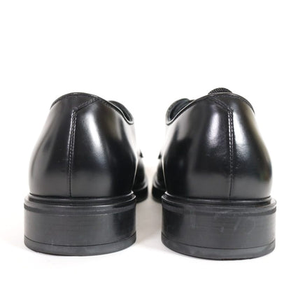 PRADA Black Leather Plain Derby Shoes DNC115 Size 28.0cm