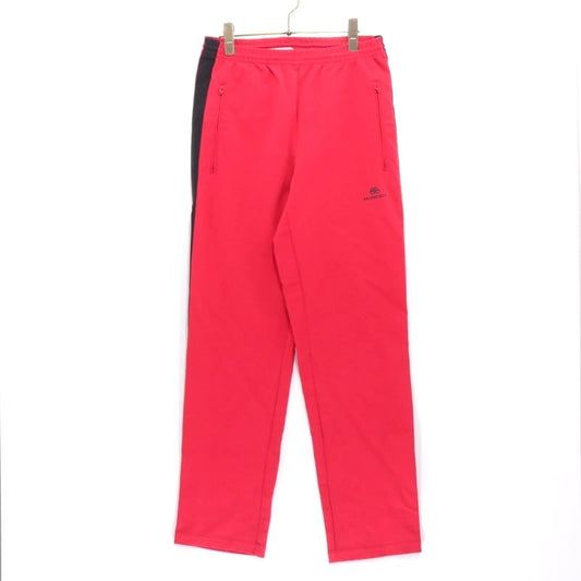 BALENCIAGA 19AW Red Sideline Bonded Track Pants Sweatpants Size 36