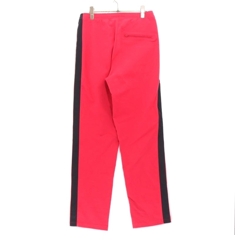 BALENCIAGA 19AW Red Sideline Bonded Track Pants Sweatpants Size 36