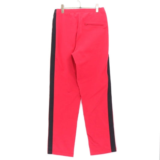 BALENCIAGA 19AW Red Sideline Bonded Track Pants Sweatpants Size 36