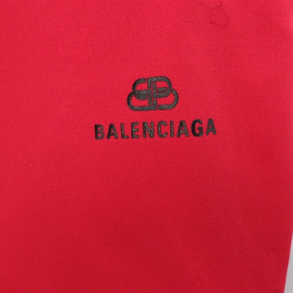 BALENCIAGA 19AW Red Sideline Bonded Track Pants Sweatpants Size 36