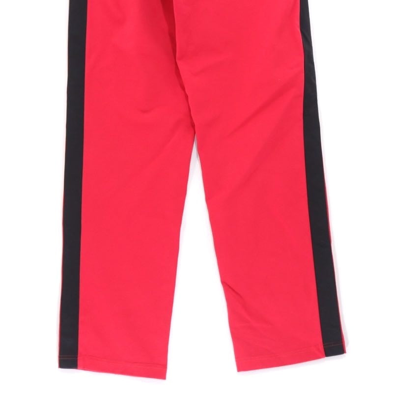 BALENCIAGA 19AW Red Sideline Bonded Track Pants Sweatpants Size 36