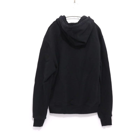 AMI PARIS Ami de Coeur Zipped Hoodie Black Size M