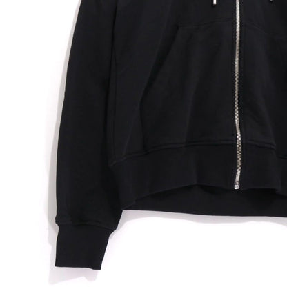 AMI PARIS Ami de Coeur Zipped Hoodie Black Size M