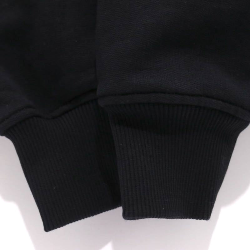 AMI PARIS Ami de Coeur Zipped Hoodie Black Size M