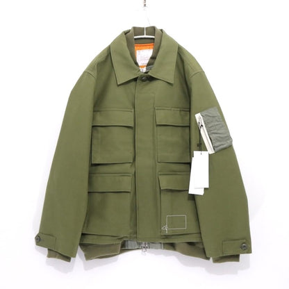 WTAPS 25SS x Sacai Cotton Back Satin Jacket Size 2