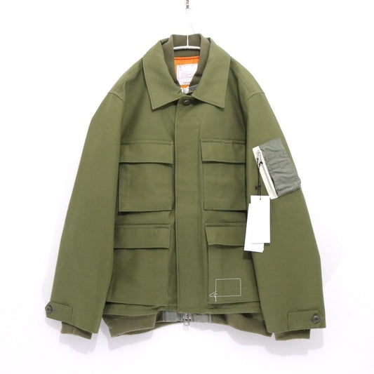 WTAPS 25SS x Sacai Cotton Back Satin Jacket Size 2