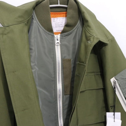WTAPS 25SS x Sacai Cotton Back Satin Jacket Size 2