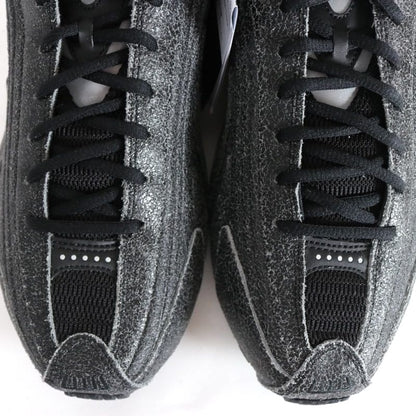 NIKE 26SS Shox R4 Distressed Sneakers Black Size 30cm