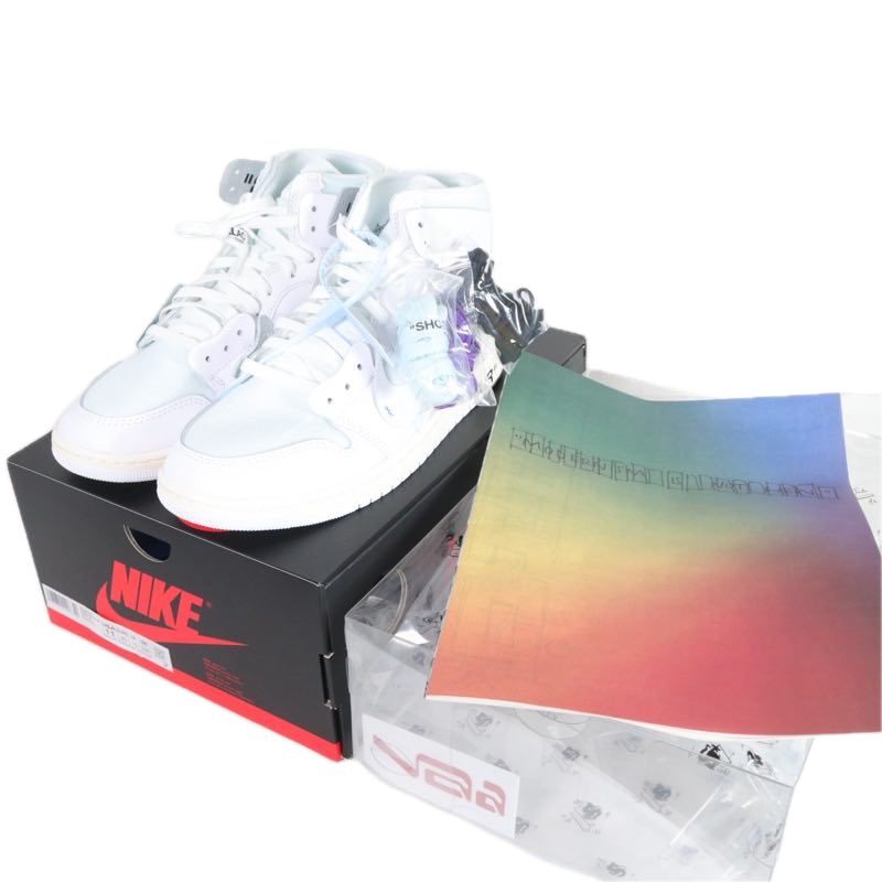 NIKE 26SS Air Jordan 1 Retro High Sneakers White Size 29cm