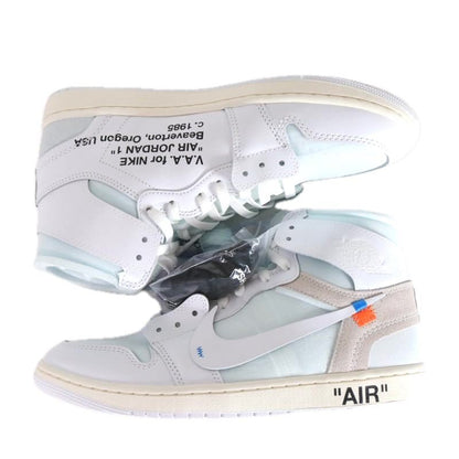 NIKE 26SS Air Jordan 1 Retro High Sneakers White Size 29cm