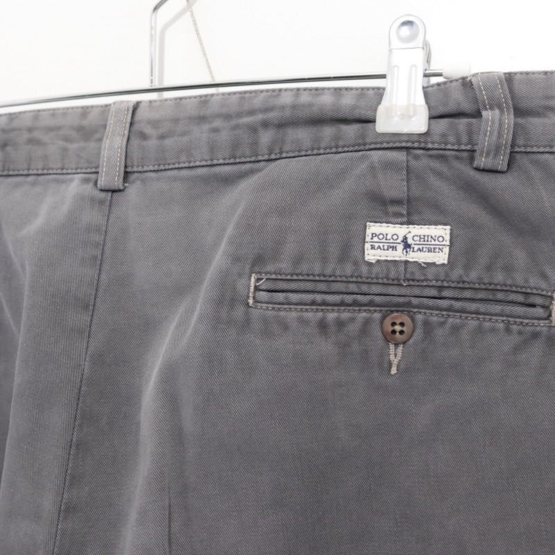 Polo Ralph Lauren 90s Andrew Pant 2-Tuck Chino Slacks Gray