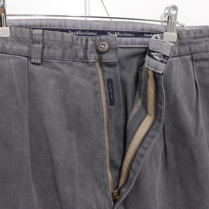 Polo Ralph Lauren 90s Andrew Pant 2-Tuck Chino Slacks Gray