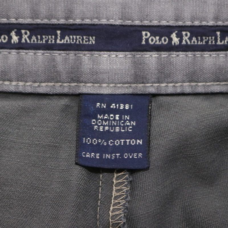 Polo Ralph Lauren 90s Andrew Pant 2-Tuck Chino Slacks Gray