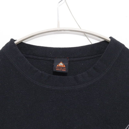 NIKE ACG 90s Fleece Crewneck Sweatshirt Black Size L