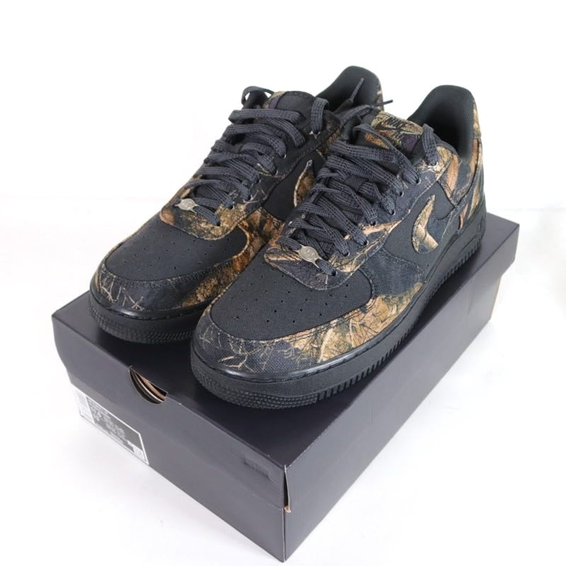NIKE 25FW Air Force 1 07 Low Sneakers Black Size 29.5cm