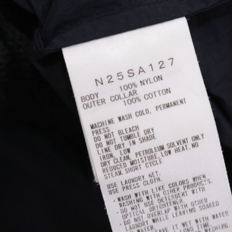 THE NORTH FACE PURPLE LABEL S/S Nylon Jacket Black Size S