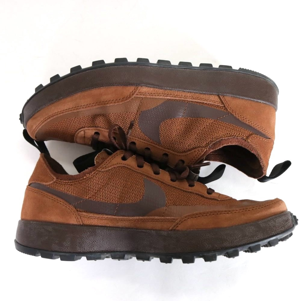 NIKE Tom Sachs GPS Field Brown Sneakers Size 26.5cm