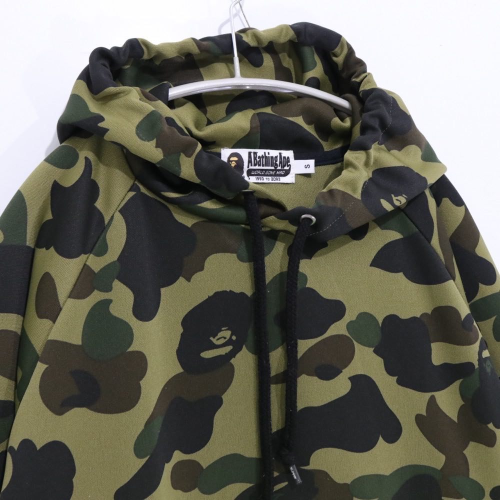 A BATHING APE BAPE 18AW ABC Camo Color Block Hoodie Size S