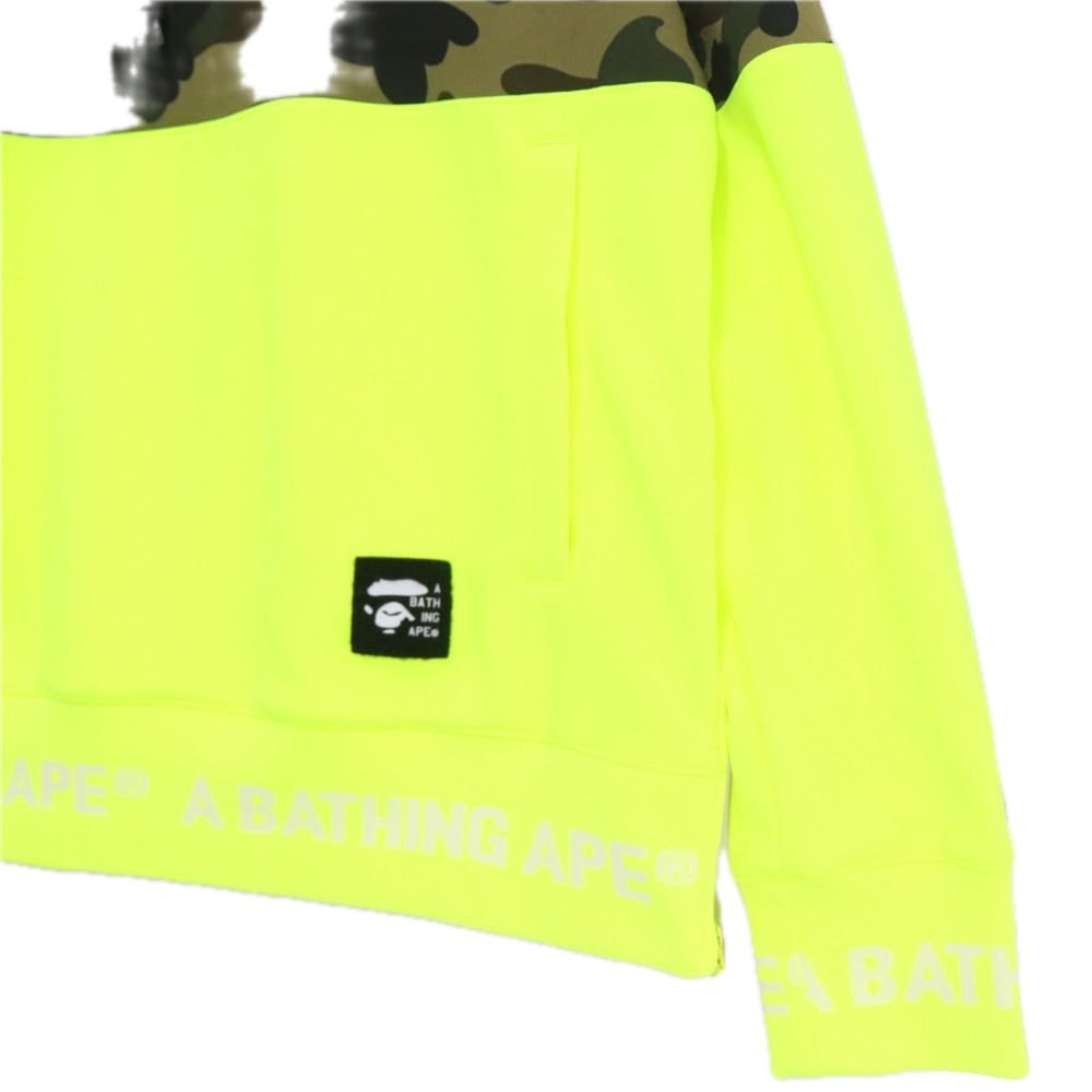 A BATHING APE BAPE 18AW ABC Camo Color Block Hoodie Size S