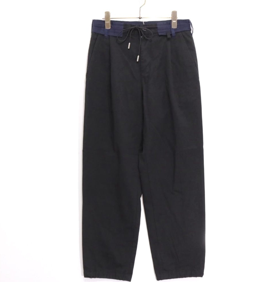 sacai 21AW Chino Grosgrain Pants Black Size 0