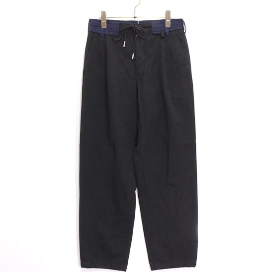 sacai 21AW Chino Grosgrain Pants Black Size 0