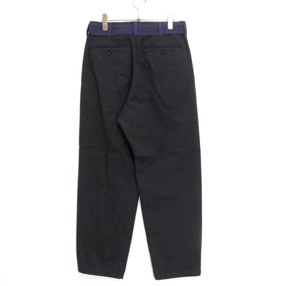 sacai 21AW Chino Grosgrain Pants Black Size 0