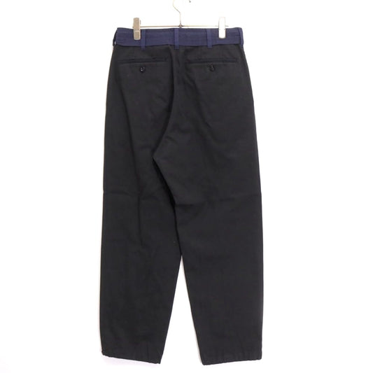 sacai 21AW Chino Grosgrain Pants Black Size 0