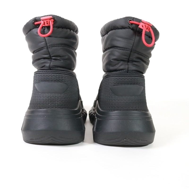 HUNTER Intrepid Insulated Short Snow Boots Black Size 23.0CM