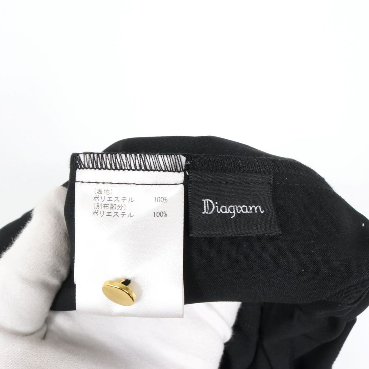 Diagram GRACE CONTINENTAL Bicolor Dress Black Size 36