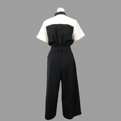 Diagram GRACE CONTINENTAL Bicolor Dress Black Size 36
