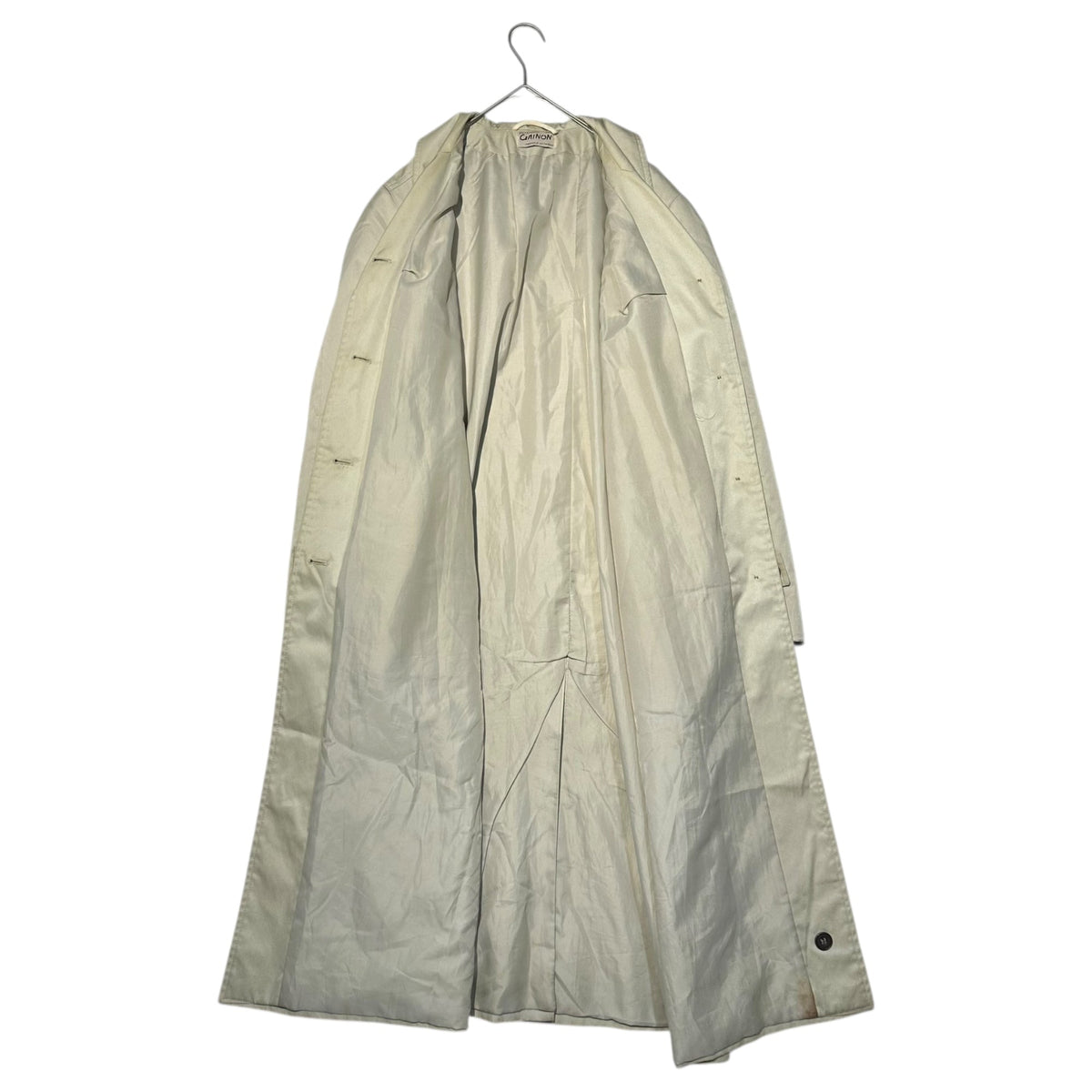 Euro vintage 70s Cotton Blend Trench Coat Size 42