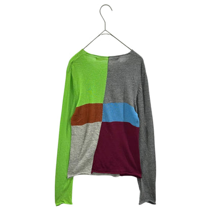 COMME des GARCONS 96SS Wool-Nylon Sweater Multi Size FREE