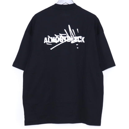 ALMOSTBLACK x KREVA Crew Neck T-Shirt Black Size 1