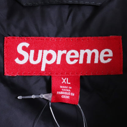 SUPREME 25AW Micro Down Half Zip Hooded Jacket Black Size XL