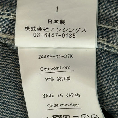 A.PRESSE 24AW US Army Vintage Denim Jacket Blue Size 1
