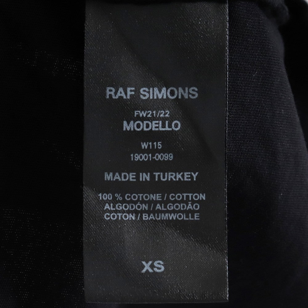 RAF SIMONS Oversized Pocket Holes T-Shirt Black Size XS