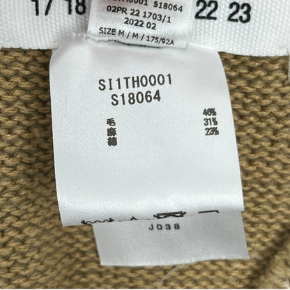 MAISON MARGIELA 22AW Wool Linen Knit Vest Side Slit Size M