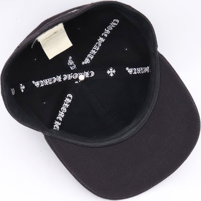 CHROME HEARTS CH Embroidered Trucker Cap Black Size 7 1/4