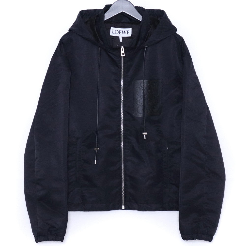LOEWE HOODED PADDED JACKET Black Size 48