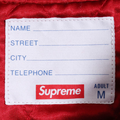 SUPREME 20AW King Hooded Varsity Jacket Red Size M