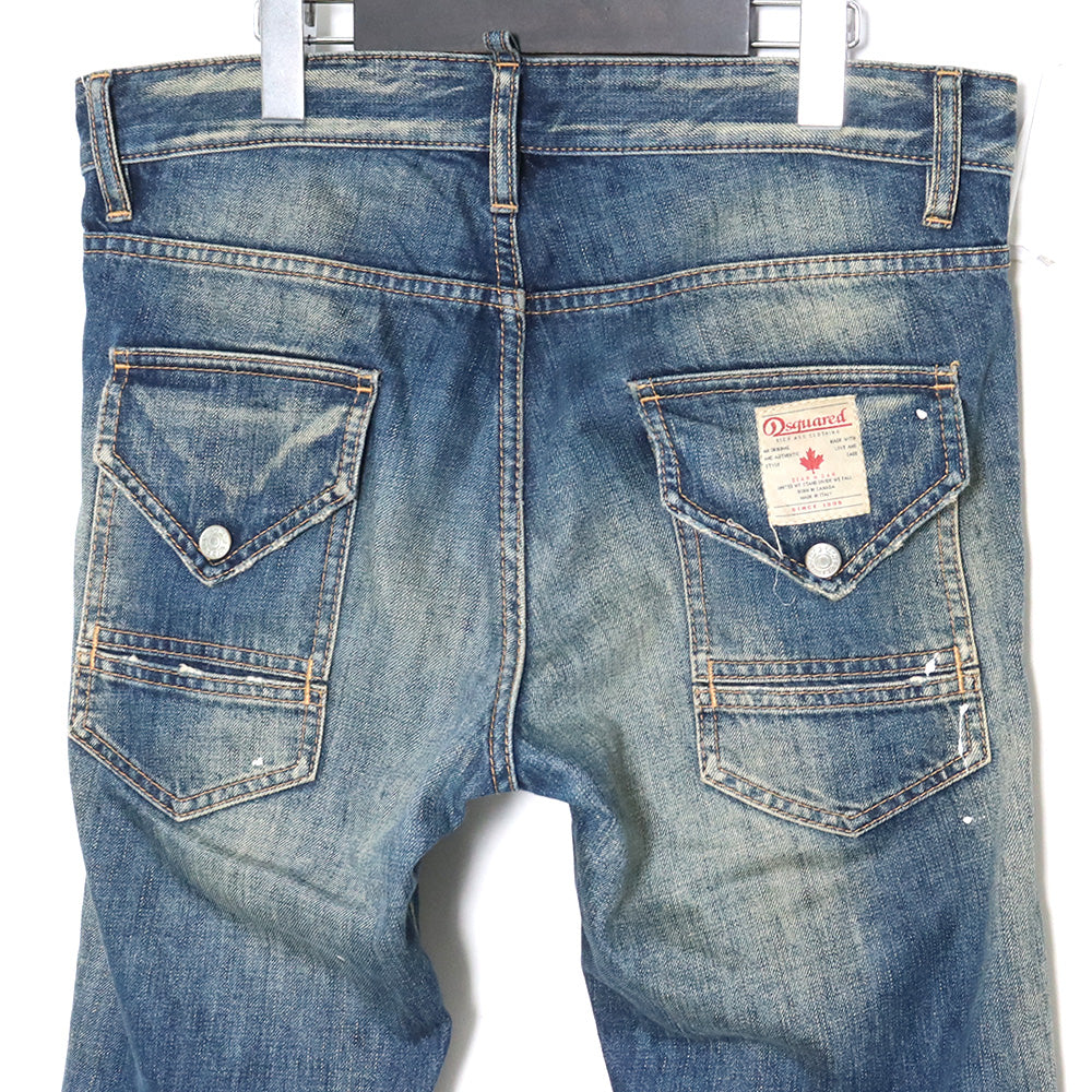 Dsquared2 Cool Guy Distressed Logo Patch Jeans Size 46