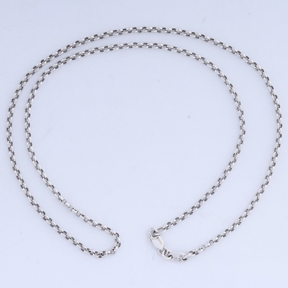 CHROME HEARTS 18inch Roll Silver Necklace Size ONE SIZE