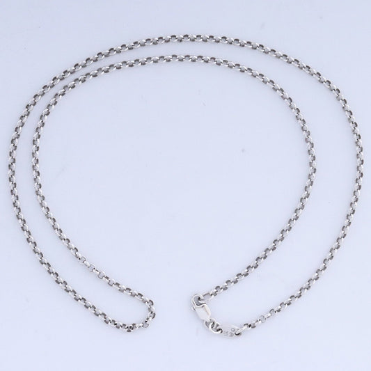 CHROME HEARTS 18inch Roll Silver Necklace Size ONE SIZE
