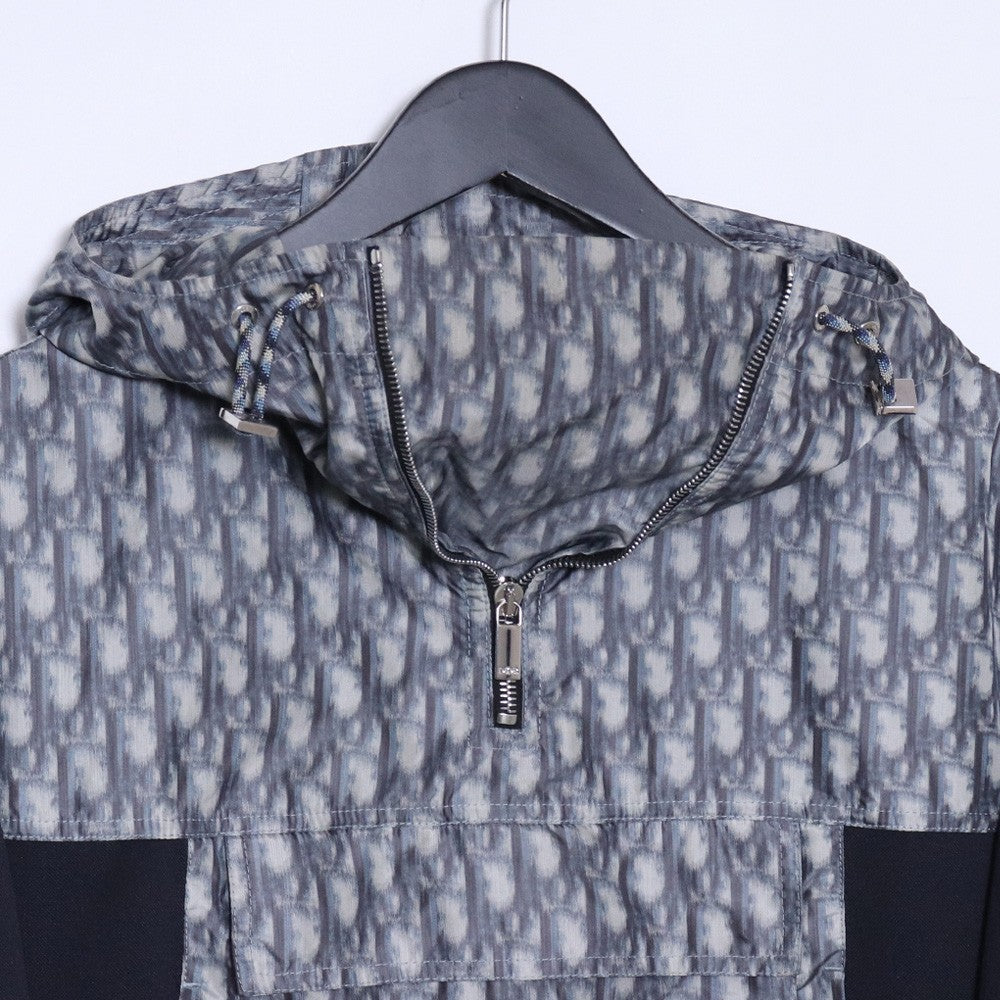 DIOR x Shawn Stussy Oblique Half-Zip Jacket Black Size M